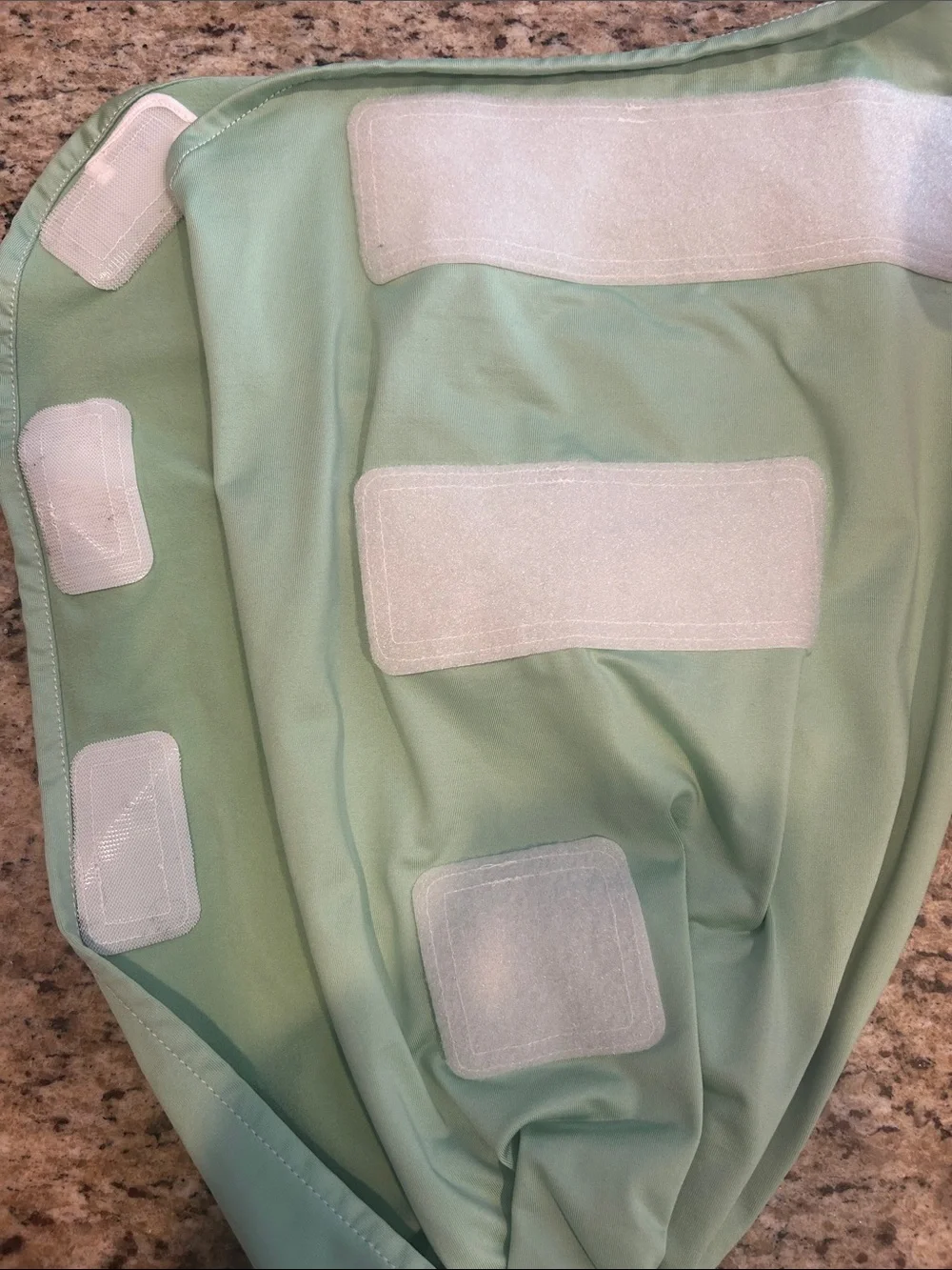 Ollie Sage Green Baby Sleep Sack Swaddle